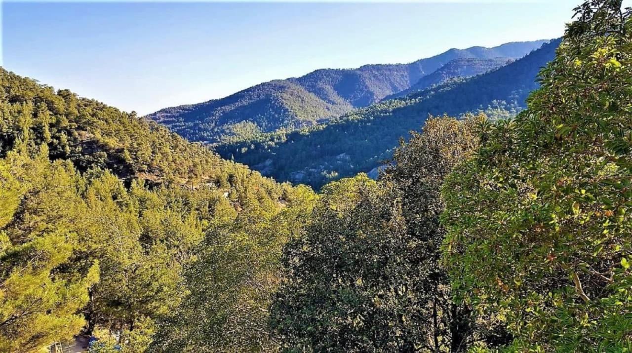 The Cosy Mountain Cabin With Stunning Views Near Troodos Kato Amiandos Exteriör bild